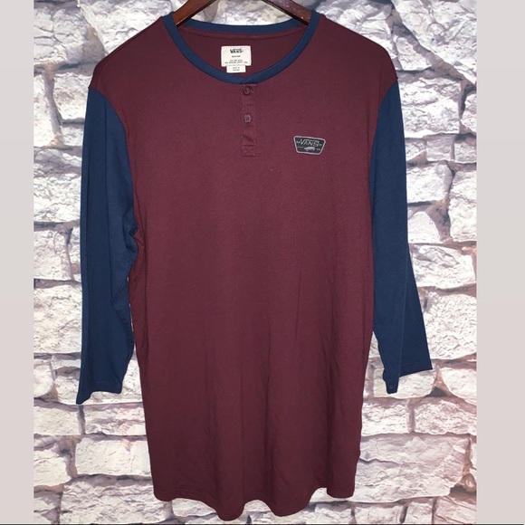 vans henley shirt